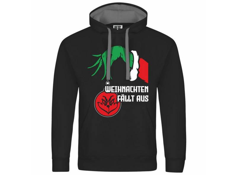 deinshirt Kapuzenpullover Herren Kapuzenpullover Weihnachten fällt aus Mit Print Motiv, Grafik von deinshirt
