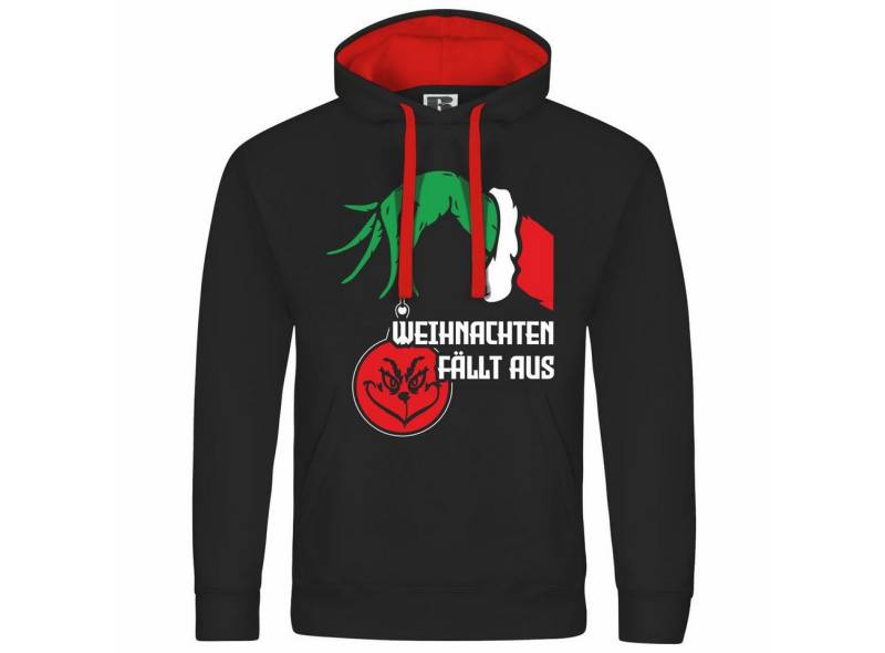 deinshirt Kapuzenpullover Herren Kapuzenpullover Weihnachten fällt aus Mit Print Motiv, Grafik von deinshirt