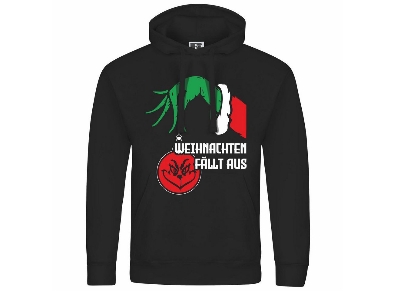 deinshirt Kapuzenpullover Herren Kapuzenpullover Weihnachten fällt aus Mit Print Motiv, Grafik von deinshirt