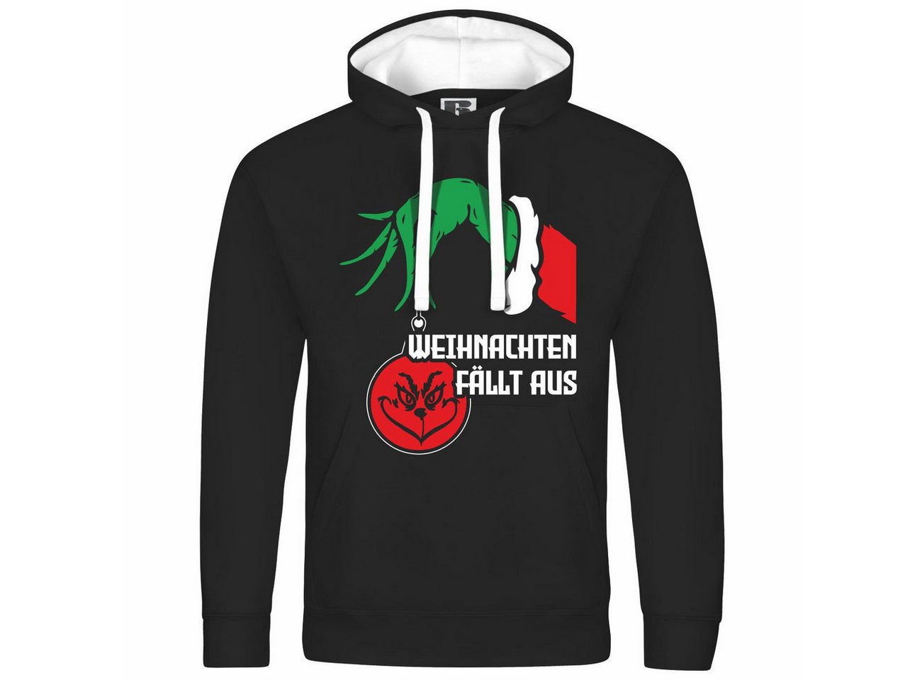deinshirt Kapuzenpullover Herren Kapuzenpullover Weihnachten fällt aus Mit Print Motiv, Grafik von deinshirt