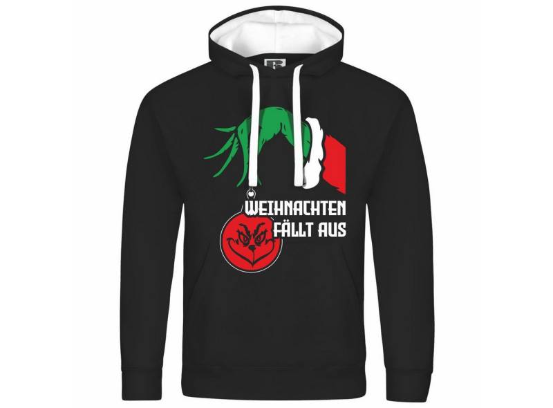 deinshirt Kapuzenpullover Herren Kapuzenpullover Weihnachten fällt aus Mit Print Motiv, Grafik von deinshirt