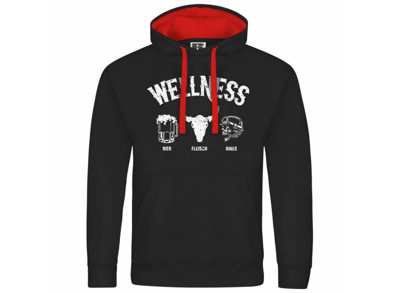 deinshirt Kapuzenpullover Herren Kapuzenpullover Wellness für Biker Mit Print Motiv, Grafik deinshirt Kapuzenpullover Herren Kapuzenpullover Wellness für Biker Mit Print Motiv, Grafik von deinshirt