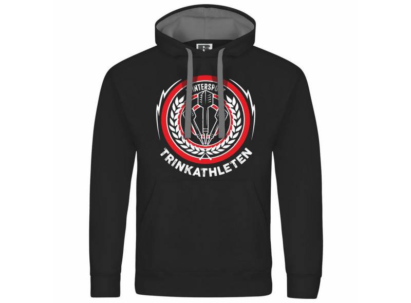 deinshirt Kapuzenpullover Herren Kapuzenpullover Wintersport Trinkathleten Mit Print Motiv, Grafik von deinshirt