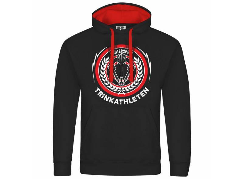 deinshirt Kapuzenpullover Herren Kapuzenpullover Wintersport Trinkathleten Mit Print Motiv, Grafik von deinshirt