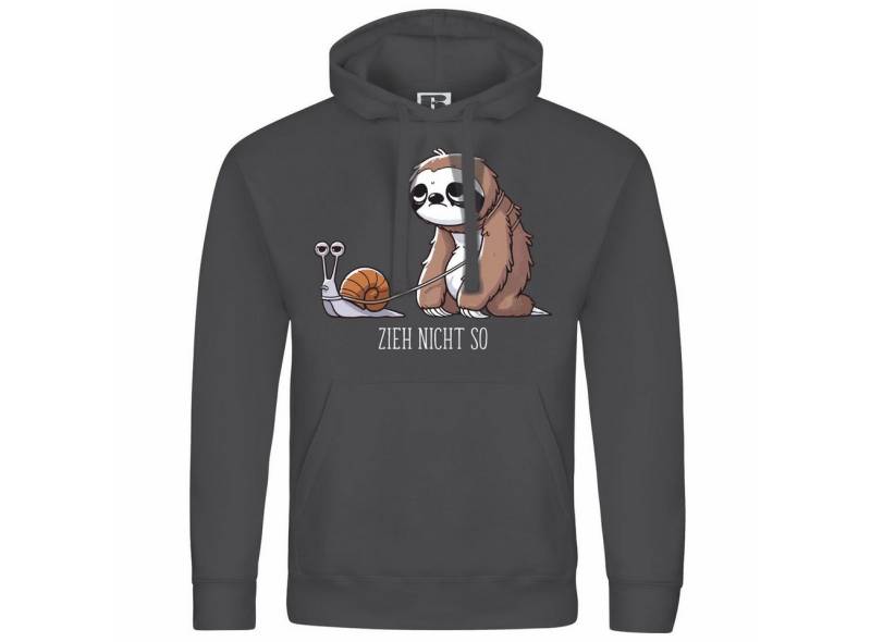 deinshirt Kapuzenpullover Herren Kapuzenpullover Zieh nicht so Mit Print Motiv, Grafik von deinshirt