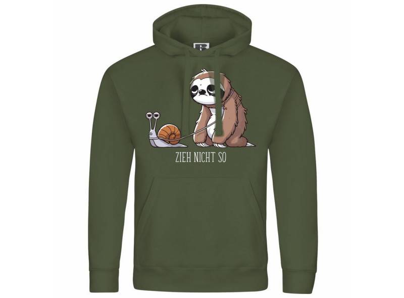 deinshirt Kapuzenpullover Herren Kapuzenpullover Zieh nicht so Mit Print Motiv, Grafik von deinshirt