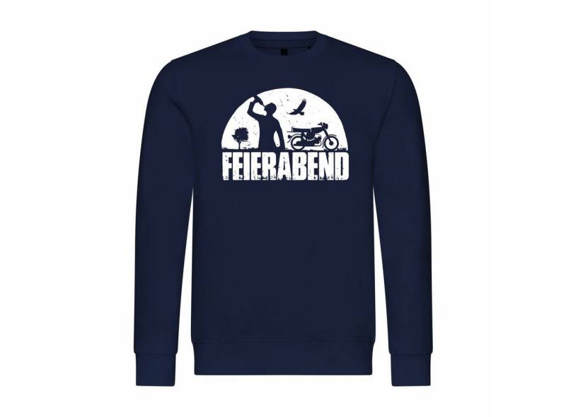 deinshirt Rundhalspullover Herren Pullover Feierabend Simson Mit Print Motiv von deinshirt