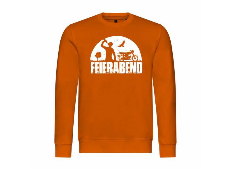 deinshirt Rundhalspullover Herren Pullover Feierabend Simson Mit Print Motiv von deinshirt