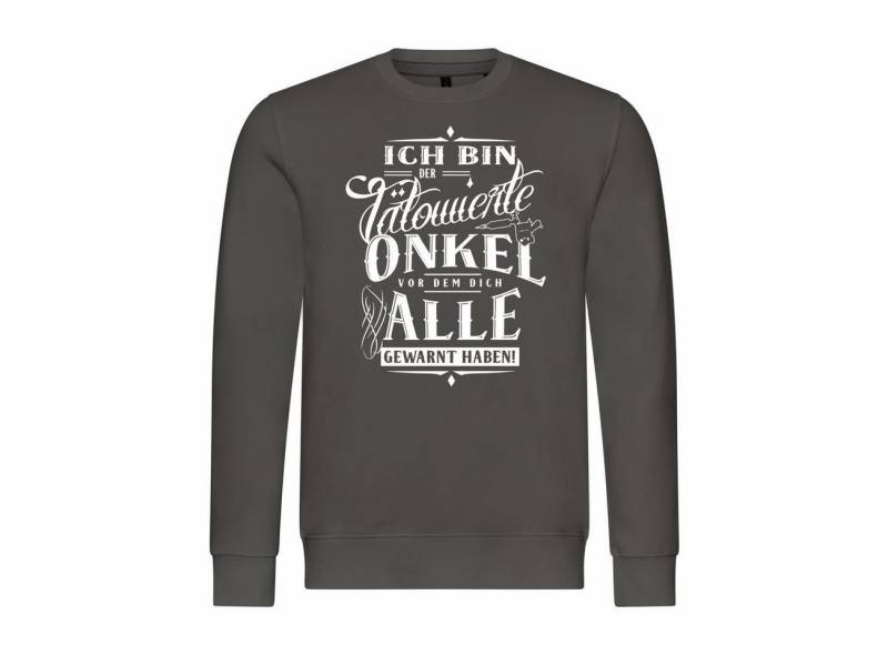 deinshirt Rundhalspullover Herren Pullover Ich bin der Älteste ich mache die Regeln Mit Print Motiv, Grafik von deinshirt