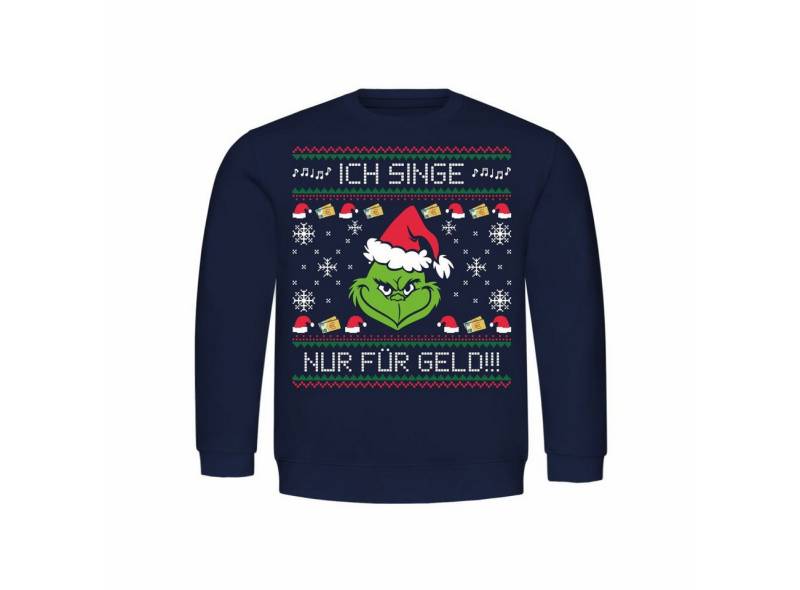 deinshirt Rundhalspullover Kinder Pullover Ich singe nur für Geld Mit Print Motiv von deinshirt