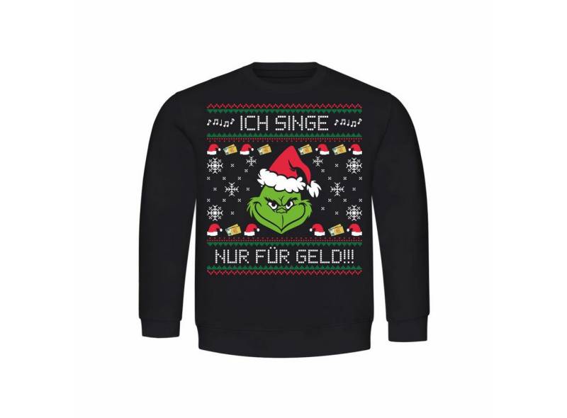 deinshirt Rundhalspullover Kinder Pullover Ich singe nur für Geld Mit Print Motiv von deinshirt