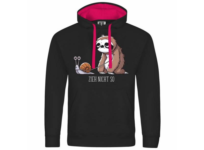 deinshirt Kapuzenpullover Unisex Kapuzenpullover Zieh nicht so Mit Print Motiv, Grafik von deinshirt