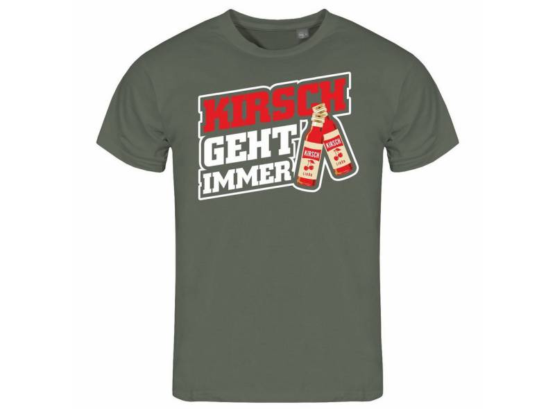deinshirt Print-Shirt Herren T-Shirt Kirsch geht immer Funshirt mit Motiv von deinshirt