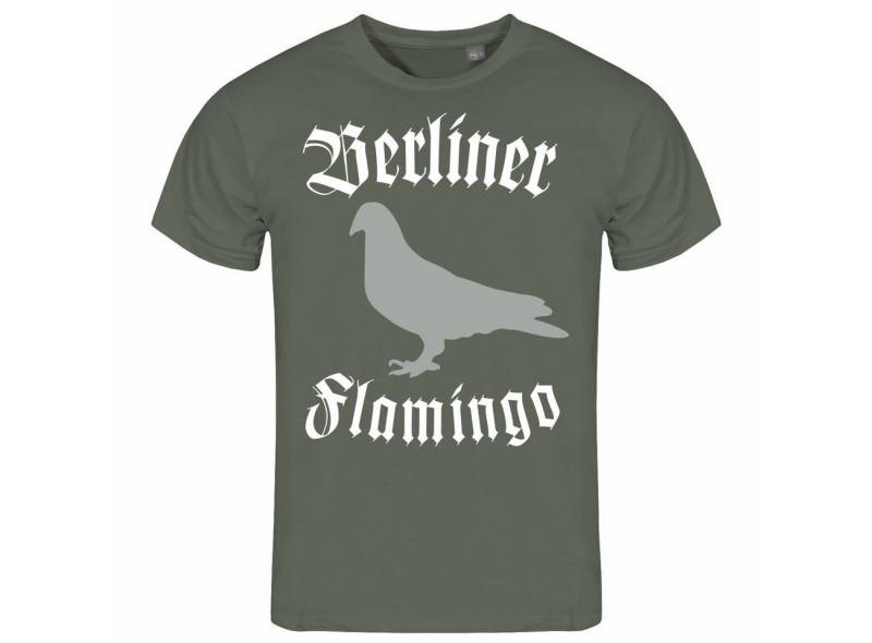 deinshirt Print-Shirt Herren T-Shirt Berliner Flamingo Funshirt mit Motiv von deinshirt