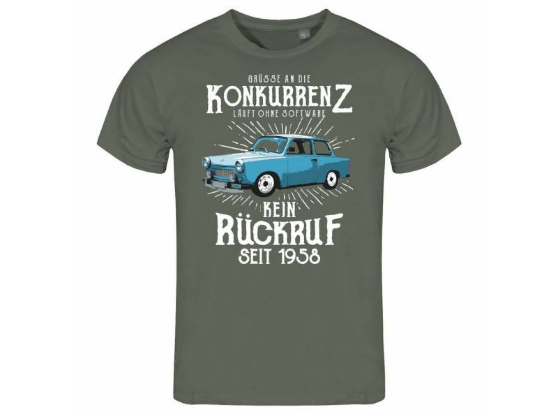 deinshirt Print-Shirt Herren T-Shirt Grüße an die Konkurrenz Funshirt mit Motiv von deinshirt