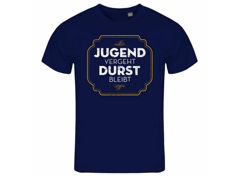 deinshirt Print-Shirt Herren T-Shirt Jugend vergeht Durst bleibt Funshirt mit Motiv von deinshirt