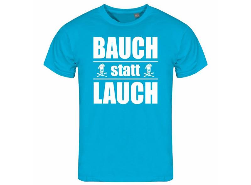 deinshirt Print-Shirt Herren T-Shirt Bauch statt Lauch Funshirt mit Motiv von deinshirt