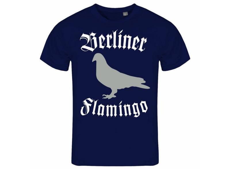 deinshirt Print-Shirt Herren T-Shirt Berliner Flamingo Funshirt mit Motiv von deinshirt