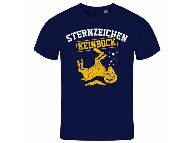 deinshirt Print-Shirt Herren T-Shirt Sternzeichen KEIN BOCK Funshirt mit Motiv von deinshirt