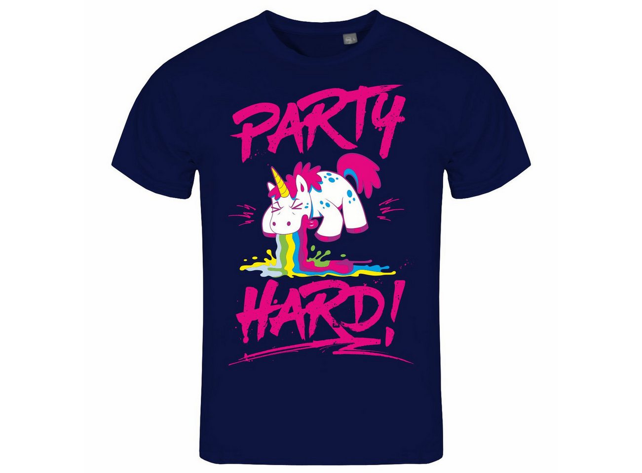 deinshirt Print-Shirt Herren T-Shirt PARTY HARD Funshirt mit Motiv von deinshirt