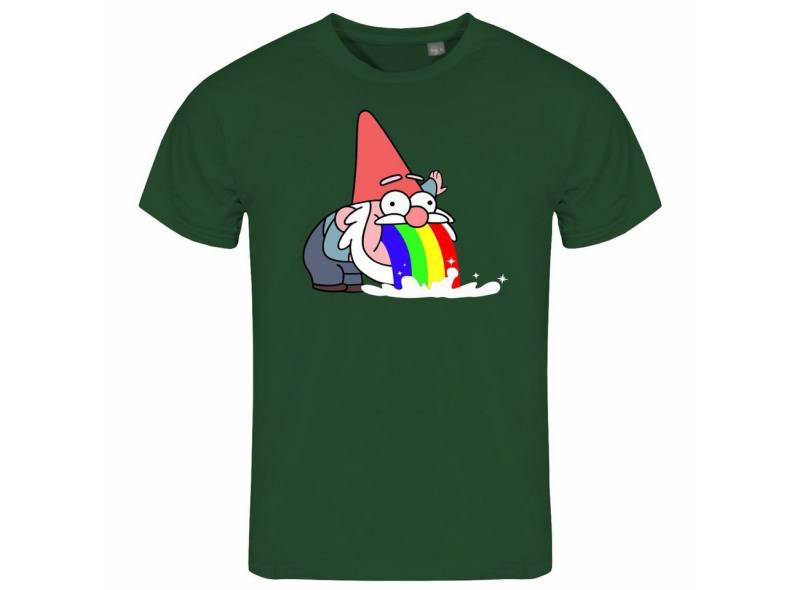 deinshirt Print-Shirt Herren T-Shirt Kotzender Zwerg Funshirt mit Motiv von deinshirt