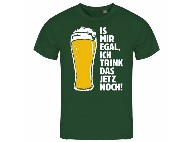 deinshirt Print-Shirt Herren T-Shirt Is mir egal ich trink das jetzt noch Funshirt mit Motiv von deinshirt
