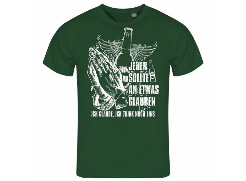 deinshirt Print-Shirt Herren T-Shirt Ich glaube Ich trink noch eins Funshirt mit Motiv von deinshirt