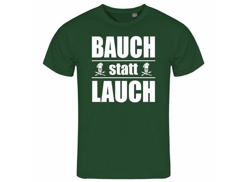 deinshirt Print-Shirt Herren T-Shirt Bauch statt Lauch Funshirt mit Motiv von deinshirt