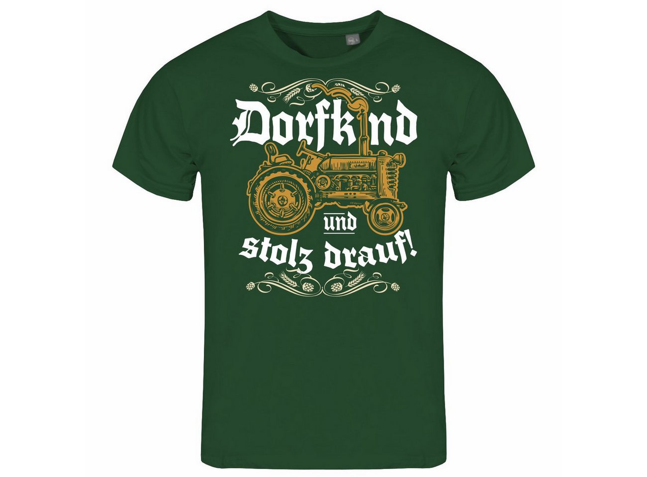 deinshirt Print-Shirt Herren T-Shirt Dorfkind und stolz drauf Funshirt mit Motiv von deinshirt