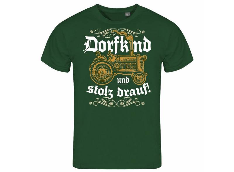 deinshirt Print-Shirt Herren T-Shirt Dorfkind und stolz drauf Funshirt mit Motiv von deinshirt