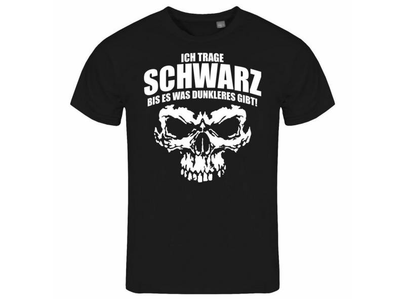 deinshirt Print-Shirt Herren T-Shirt Ich trage Schwarz bis es was dunkleres gibt Funshirt mit Motiv von deinshirt