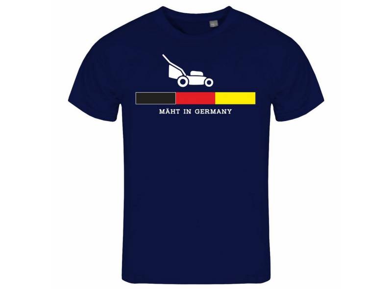 deinshirt Print-Shirt Herren T-Shirt Mäht in Germany Funshirt mit Motiv von deinshirt