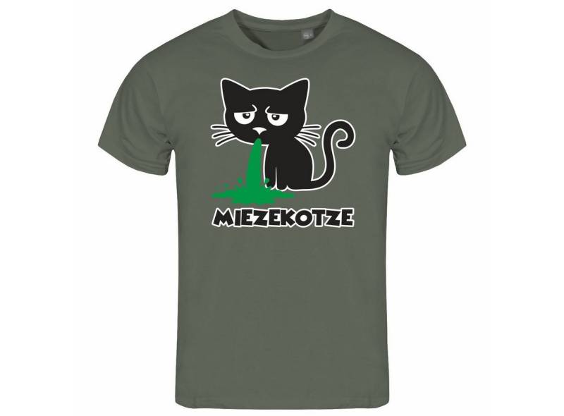deinshirt Print-Shirt Herren T-Shirt Miezekotze Funshirt mit Motiv von deinshirt