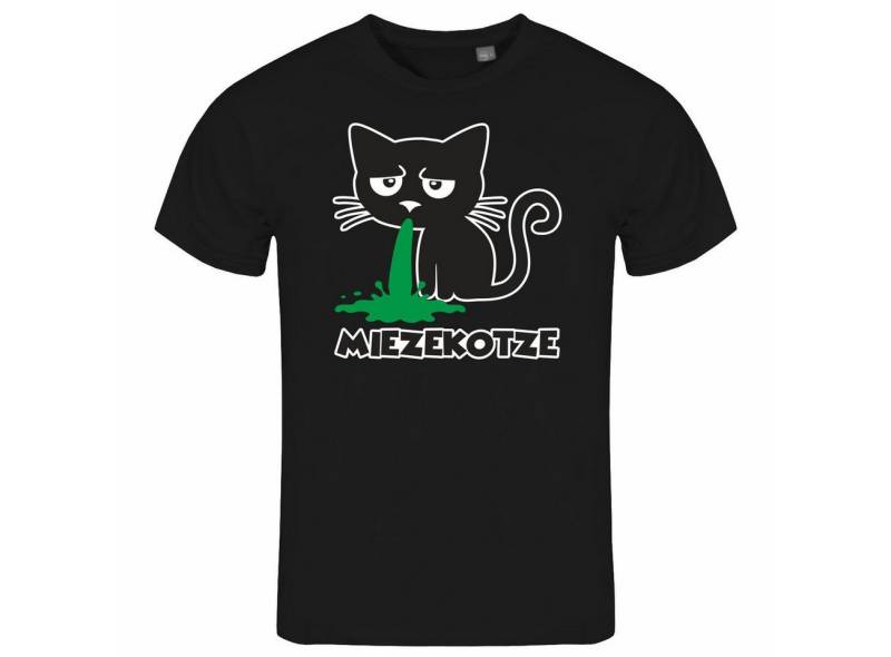 deinshirt Print-Shirt Herren T-Shirt Miezekotze Funshirt mit Motiv von deinshirt