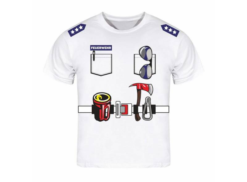 deinshirt Print-Shirt Kinder T-Shirt FEUERWEHR Uniform Funshirt mit Motiv von deinshirt