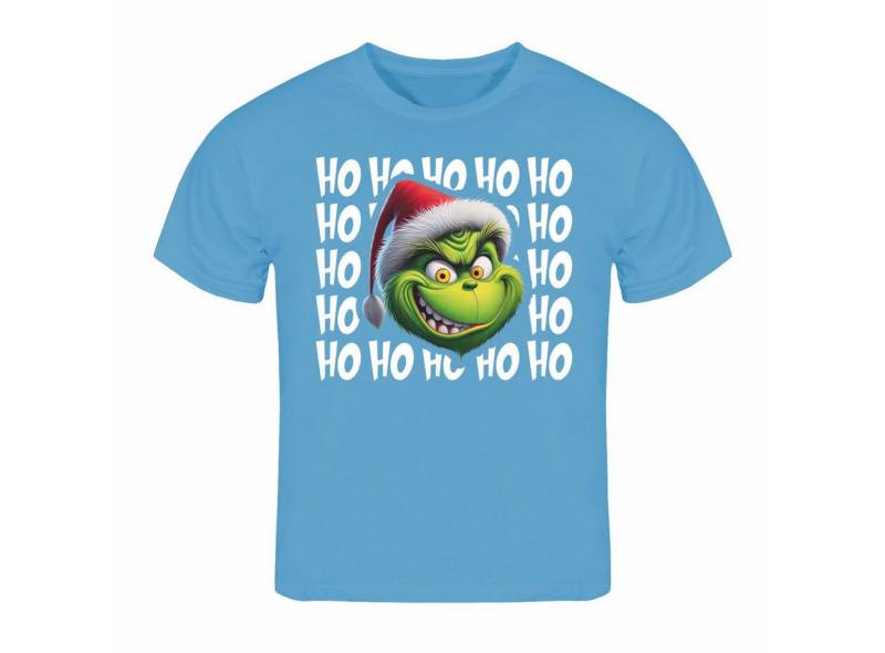deinshirt Print-Shirt Kinder T-Shirt Ho Ho Ho Grinch Funshirt mit Motiv von deinshirt