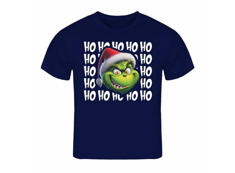 deinshirt Print-Shirt Kinder T-Shirt Ho Ho Ho Grinch Funshirt mit Motiv von deinshirt