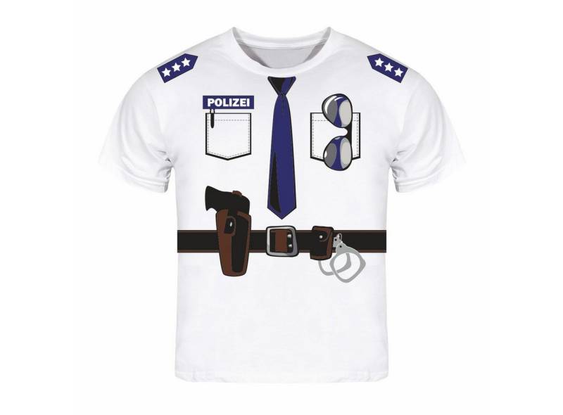 deinshirt Print-Shirt Kinder T-Shirt Polizei Uniform Funshirt mit Motiv von deinshirt