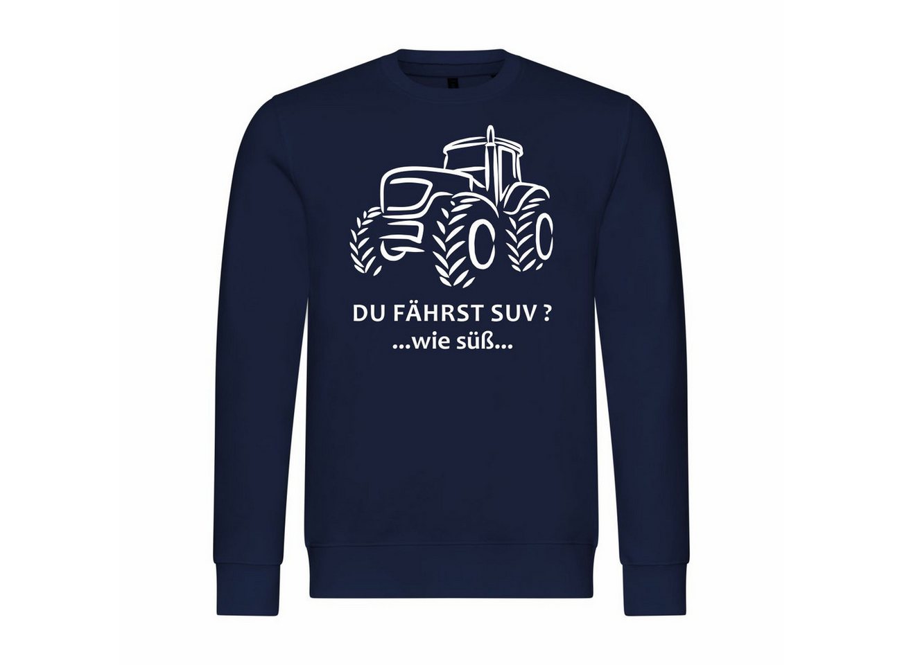 deinshirt Rundhalspullover Herren Pullover Du fährst SUV wie süß Mit Print Motiv, Grafik deinshirt Rundhalspullover Herren Pullover Du fährst SUV wie süß Mit Print Motiv, Grafik von deinshirt