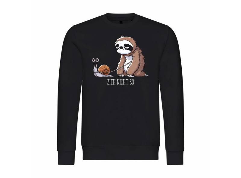 deinshirt Rundhalspullover Herren Pullover Zieh nicht so Mit Print Motiv, Grafik deinshirt Rundhalspullover Herren Pullover Zieh nicht so Mit Print Motiv, Grafik von deinshirt