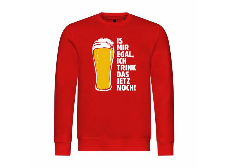 deinshirt Rundhalspullover Herren Pullover Is mir egal ich trink das jetzt noch Mit Print Motiv, Grafik deinshirt Rundhalspullover Herren Pullover Is mir egal ich trink das jetzt noch Mit Print Motiv, Grafik von deinshirt