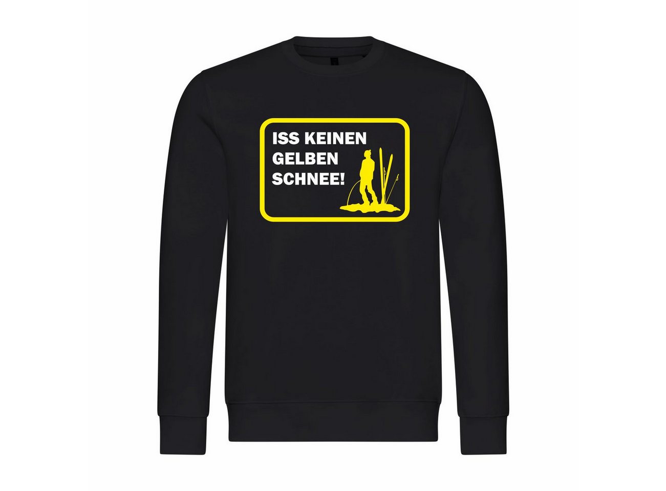 deinshirt Rundhalspullover Herren Pullover Iss keinen gelben Schnee Mit Print Motiv, Grafik von deinshirt