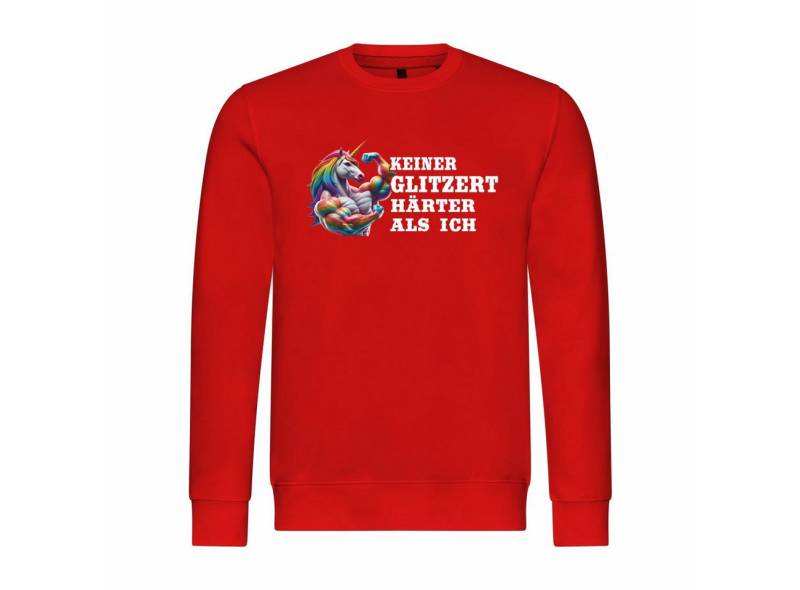 deinshirt Rundhalspullover Herren Pullover Keiner glitzert härter als ich Mit Print Motiv, Grafik deinshirt Rundhalspullover Herren Pullover Keiner glitzert härter als ich Mit Print Motiv, Grafik von deinshirt