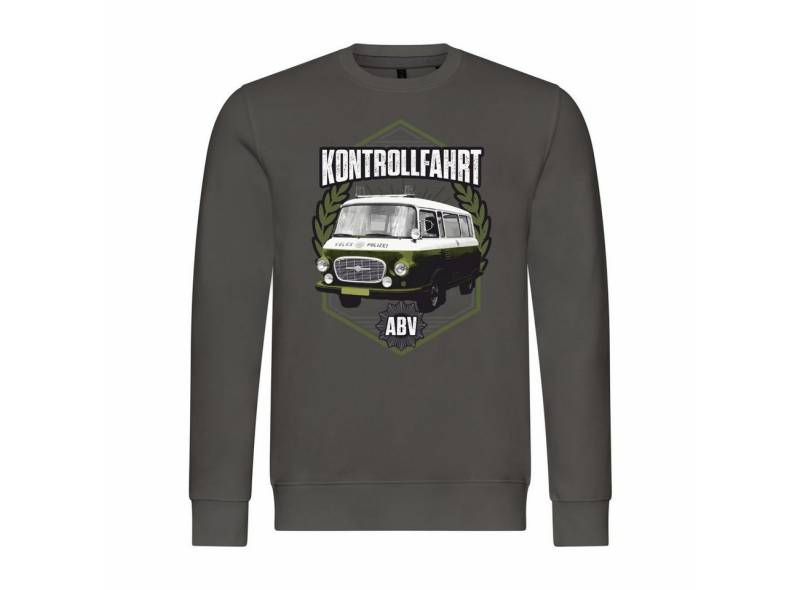 deinshirt Rundhalspullover Herren Pullover Kontrollfahrt Mit Print Motiv, Grafik von deinshirt