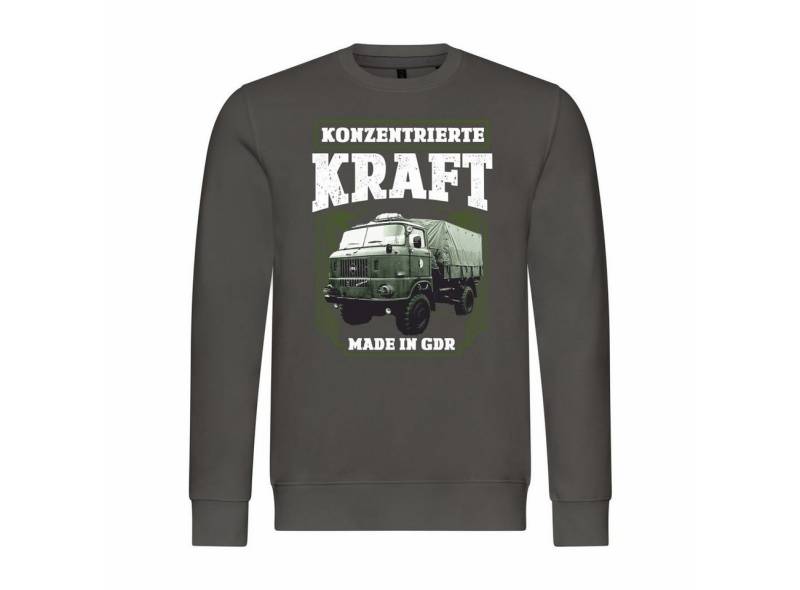 deinshirt Rundhalspullover Herren Pullover Konzentrierte Kraft Mit Print Motiv, Grafik von deinshirt