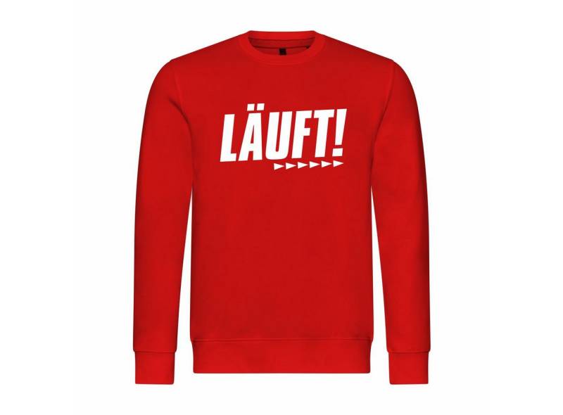 deinshirt Rundhalspullover Herren Pullover Läuft Mit Print Motiv, Grafik von deinshirt