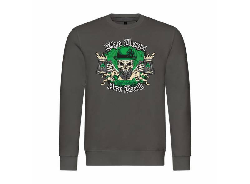 deinshirt Rundhalspullover Herren Pullover The Boys are back Mit Print Motiv, Grafik von deinshirt
