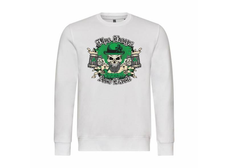 deinshirt Rundhalspullover Herren Pullover The Boys are back Mit Print Motiv, Grafik von deinshirt