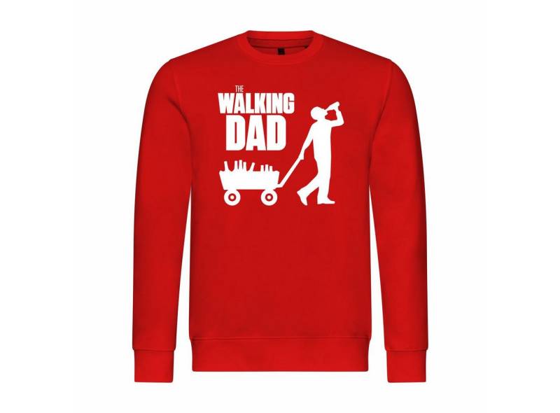 deinshirt Rundhalspullover Herren Pullover The walking Dad Mit Print Motiv, Grafik von deinshirt