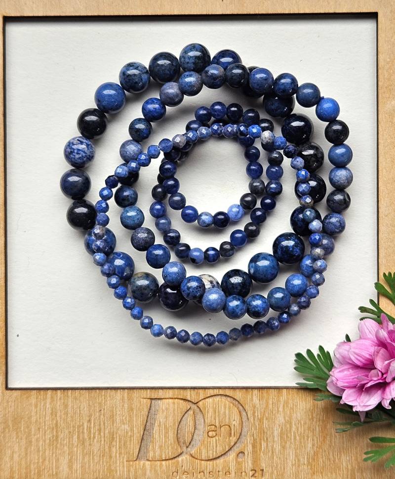 Sodalith Armband Aus Hochwertigen Perlen von deinstein21